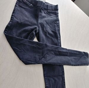 Slip on black jeggings